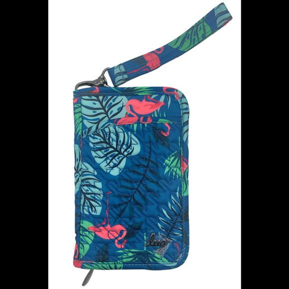 lug Bags Lug Northsouth Wallet W Rfid Tandem Se Flamingo Blue